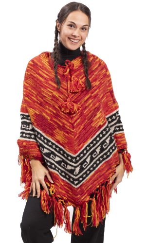 Pončo HIMALAYAN oranžové