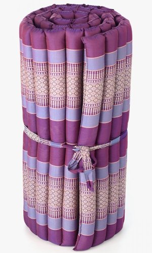 Futon rolowany fioletowy / szerokość 80 cm