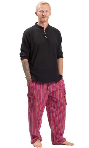 Kalhoty CLASSIC STRIPES růžová II.