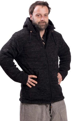 Vlněná svetrobunda tmavě šedá II.