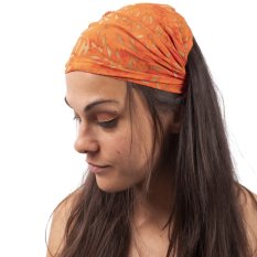 Opaska BALI BATIK pomarańczowa IX.