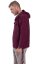 Bluza unisex z kapturem RAHUL WAFLAR fioletowa