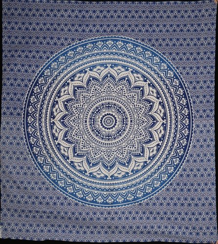 Mandala velká Umrao modrá
