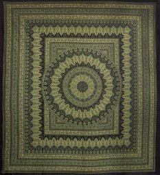 Mandala duża YANTRA zielony II.