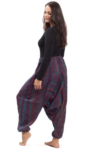 Teplé harémové kalhoty / Sultánky NIRVA II.