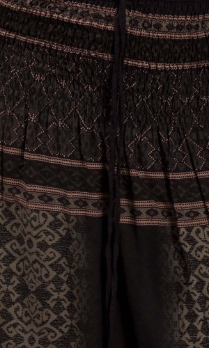 Długa spódnica / suknia THAI STAINED ciemnoszary I.