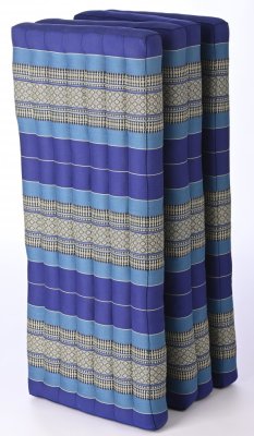 Futon składany Comfort ciemno niebieski szerokość 120cm