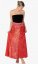 Długa spódnica z sarongiem czerwona - Rozmiar: XL