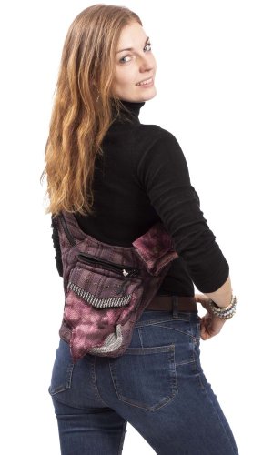 Crossbody taška / ledvinka SURI fialová II.