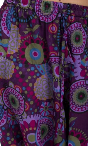 Szarawary / Spodnie haremki AMARA fioletowy