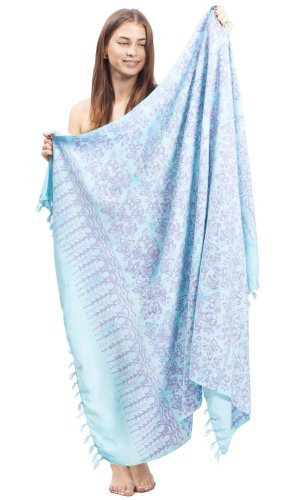 Sarong BALI BATIK niebieski XVIII.