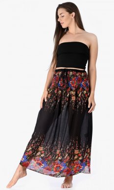 Długa spódnica / suknia Meadow czarna