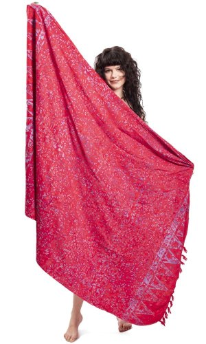 Sarong BALI BATIK červený III.