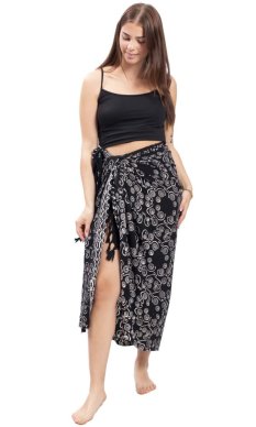 Sarong BALI BATIK czarny I.