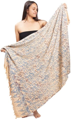 Sarong BALI BATIK béžový X.