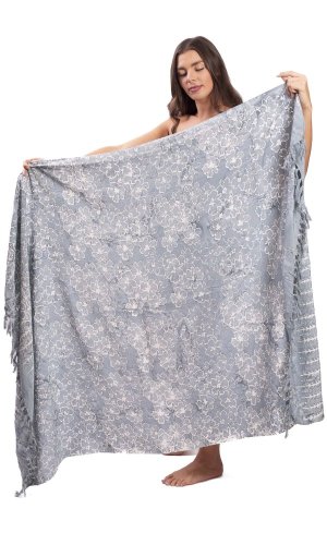 Sarong BALI BATIK šedý I.