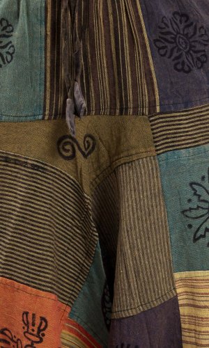 Patchworkowe szarawary KANTHA