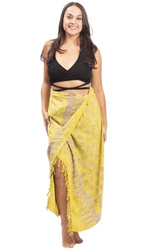 Sarong BALI BATIK zelený IX.