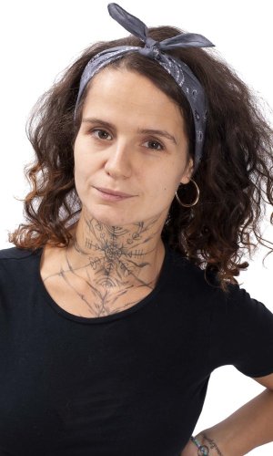 BANDANA šátek šedý II.