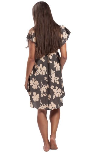 Krótka sukienka szary