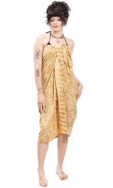 Sarong BALI BATIK beżowy IX.