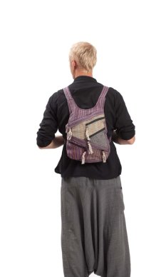 Batoh ETNO multipocket světlý IX.