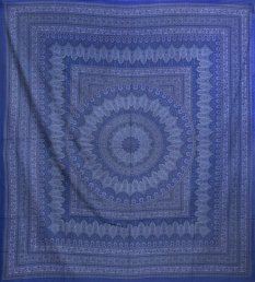 Mandala duża YANTRA niebieski I.