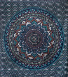 Mandala velká RAGA modrá II.