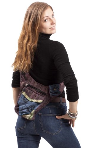 Crossbody taška / ledvinka SURI fialová III.