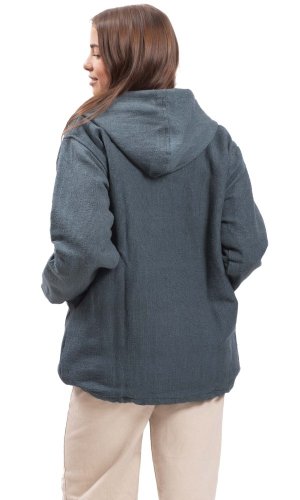 Bunda s kapucí NEPA petrolejová