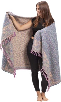 Šála GARAM fialová III.