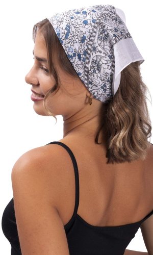 BANDANA GAJRAJ šátek bílý I.