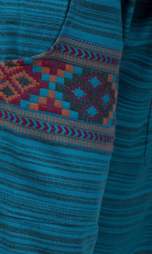 Teplé kalhoty BIHAR FREE tyrkysové