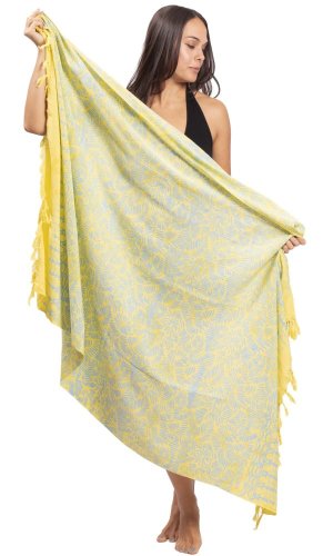Sarong BALI BATIK zelený VI.