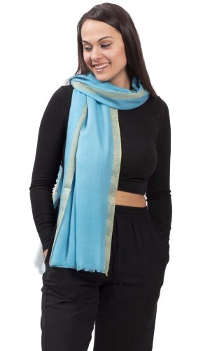 Pashmina JIVAN / tyrkysová