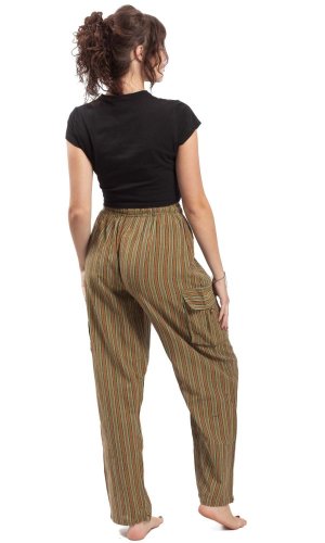 Kalhoty CLASSIC STRIPES zelené I.