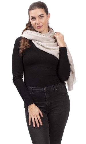 Pashmina NAVIN / světle šedá