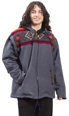 Teplá bunda VIKRAM siva VIII.