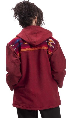 Teplá bunda VIKRAM červená I.