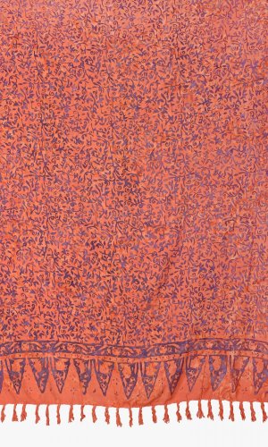 Sarong BALI BATIK ornaments oranžový
