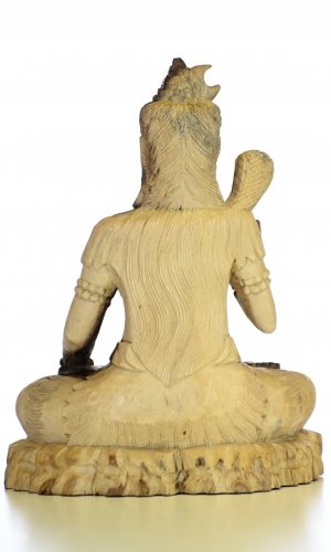 Dřevěná socha Šivy ↑40 cm