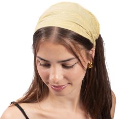 Čelenka BALI BATIK žlutá VI.