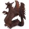Dřevěná socha Drak ↑20 cm