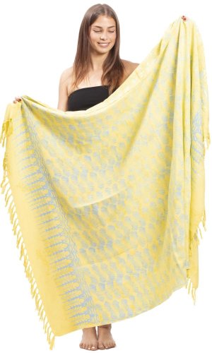 Sarong BALI BATIK zelený III.