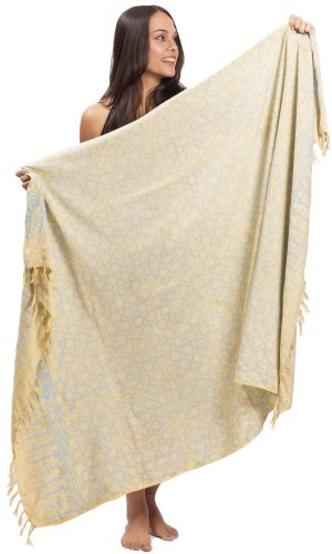 Sarong BALI BATIK jasnozielony X.