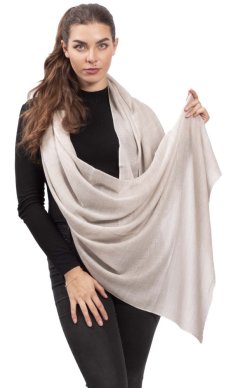 Pashmina NAVIN / světle šedá