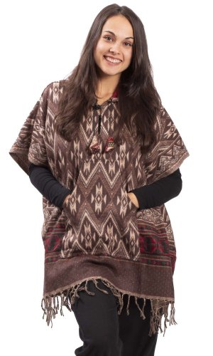 Pončo RIVAN hnědé II.
