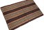 Futon skládací Comfort hnědý se slony / 120 cm