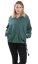 Bluza unisex z kapturem RAHUL WAFLAR w kolorze szmaragdowej zieleni