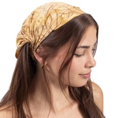 Čelenka BALI BATIK žlutá VIII.